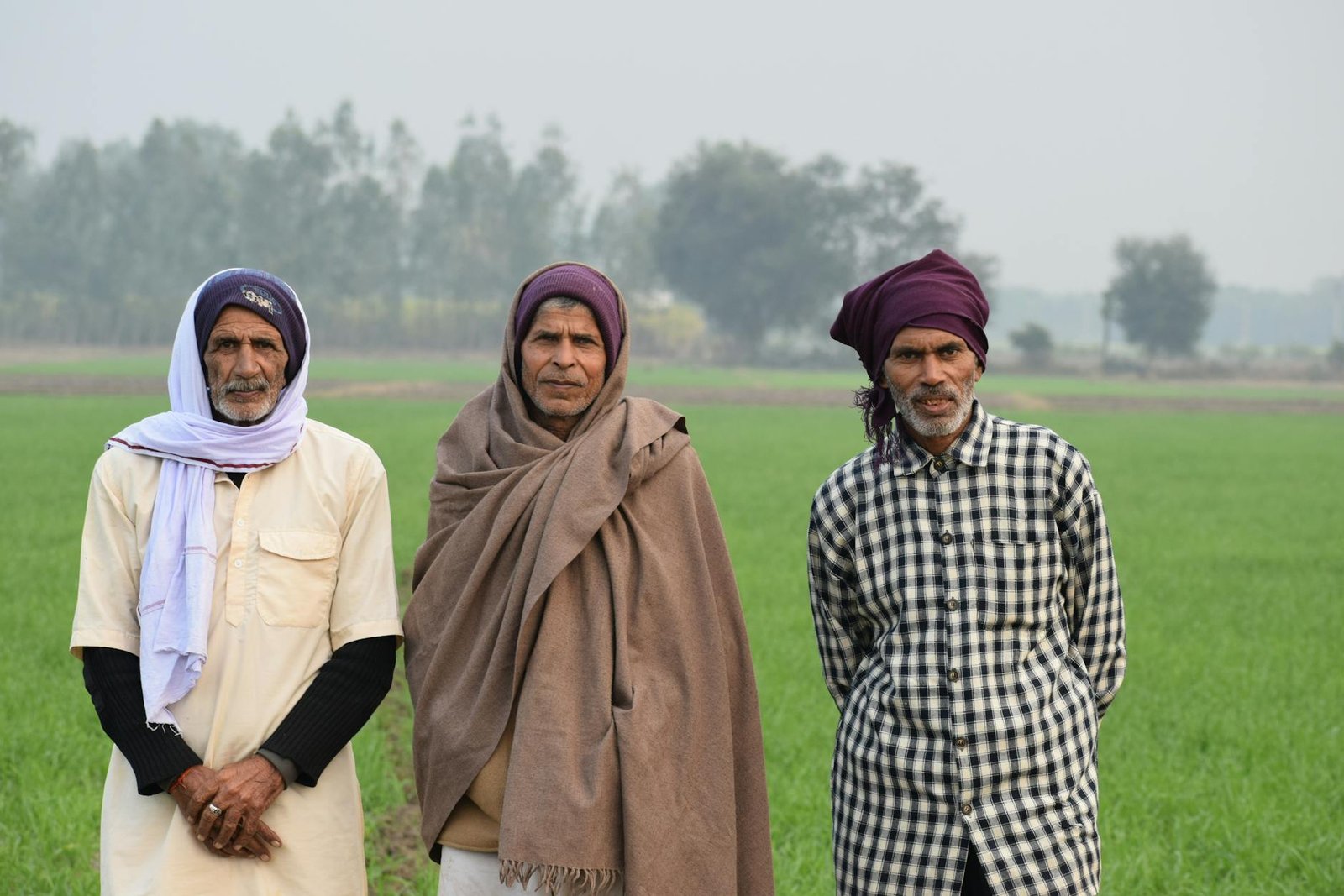 men wearing headscarves