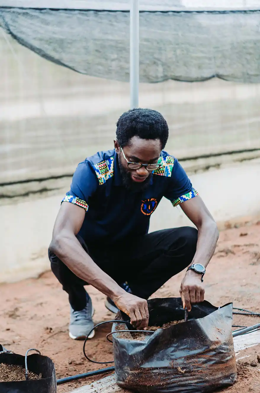 As climate change threatens food security, one innovative farmer in Africa has a radical solution: stop using soil altogether. Samson Ogbole is proving that the future of African agriculture might not be in its earth, but in its air.

Known professionally as Farmer Samson, he leads Soilless Farm Lab in Nigeria, where he's combining artificial intelligence with aeroponic farming to grow food year-round. His approach is challenging fundamental assumptions about how Africa feeds itself.