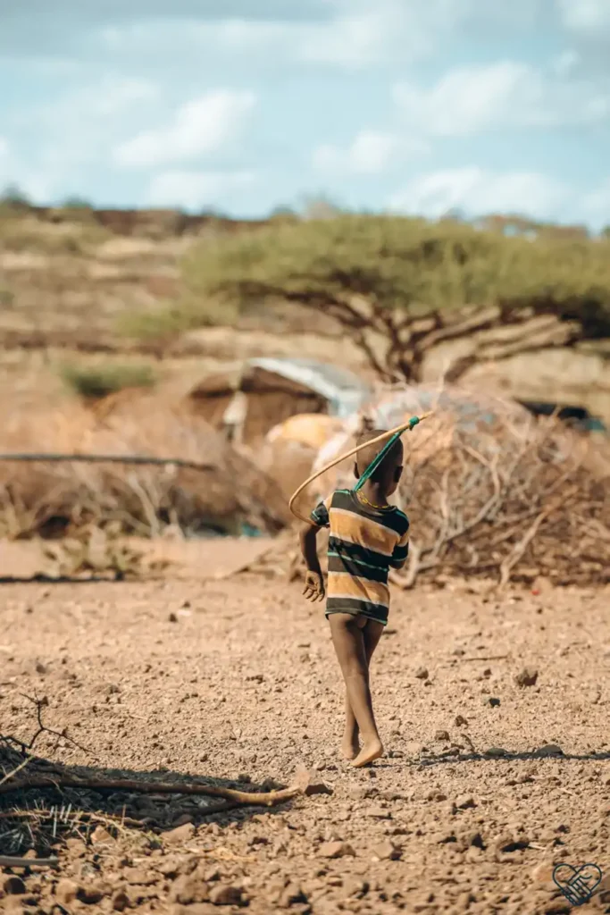 In Northern Kenya, many boys miss out on education due to the long distances to schools. From a young age, they take on the responsibility of herding livestock, a key part of their cultural role. Others spend time in the bush hunting and crafting bows and arrows, skills traditionally used to protect their families’ livestock from raiders. While these practices are deeply rooted in their way of life, they limit boys' opportunities for formal education and personal development. Addressing these challenges is crucial for promoting equal education for all children.
