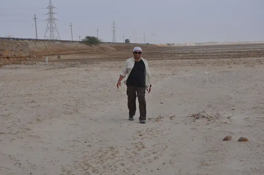 Dr. C.P. Rajendran in Kutch