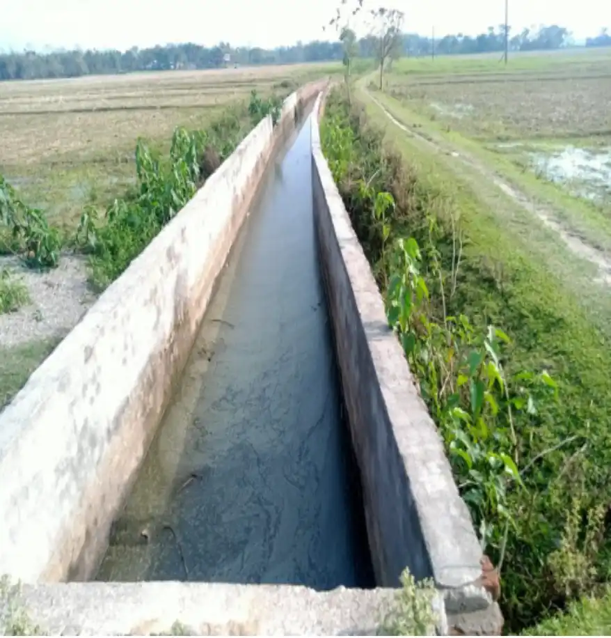 Brick Canal at Dimplapar in Tamulpur