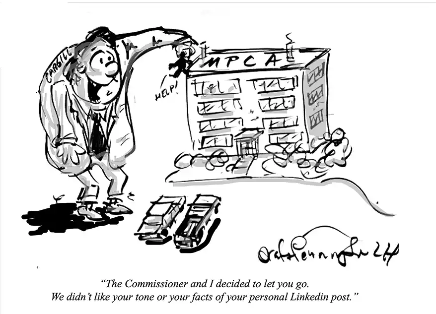 I was fired because Cargill complained to my government employer about my LinkedIn posts