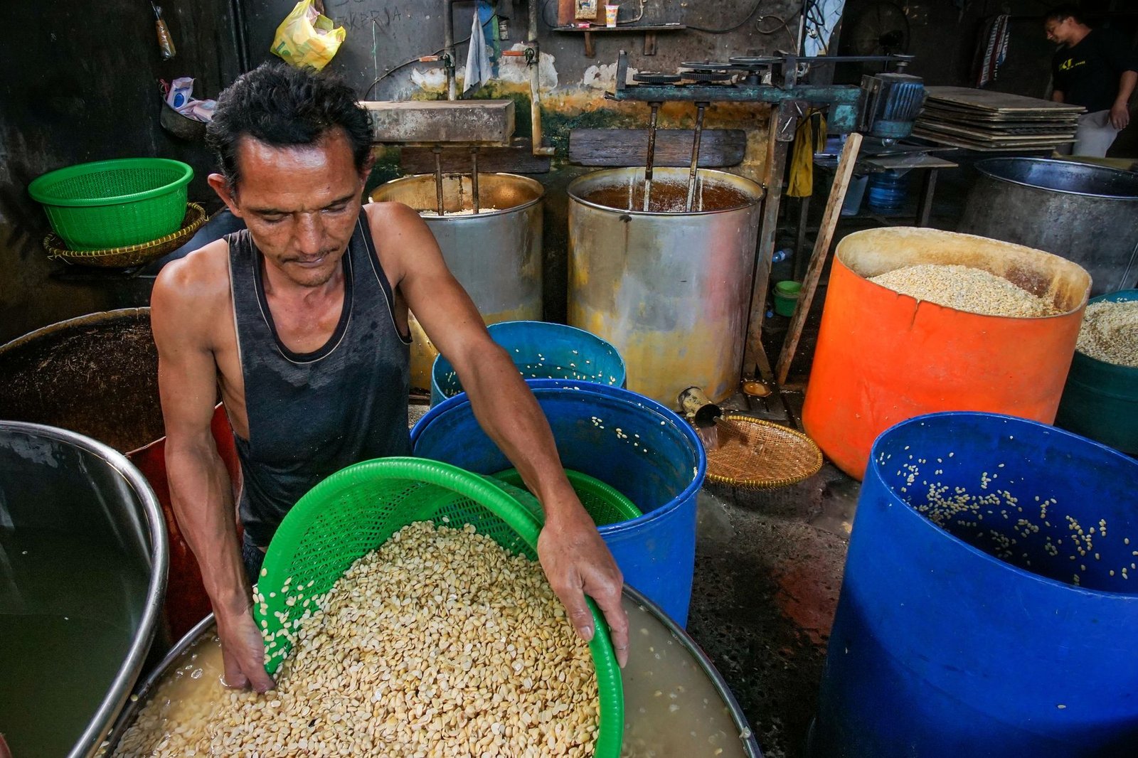 traditional tofu production in indonesia