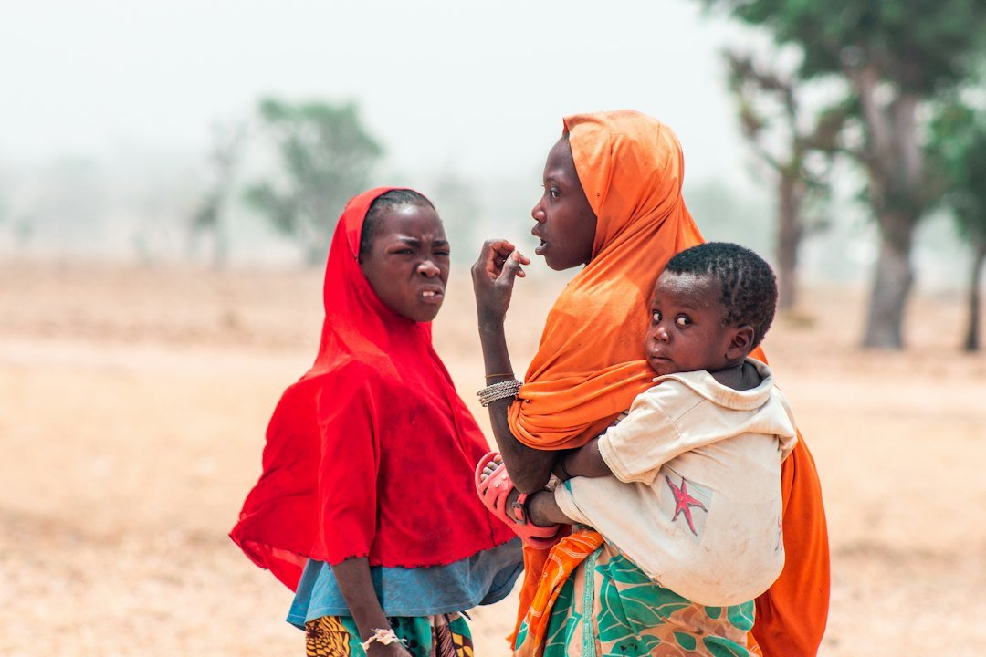 A group of women standing together, Nigeria