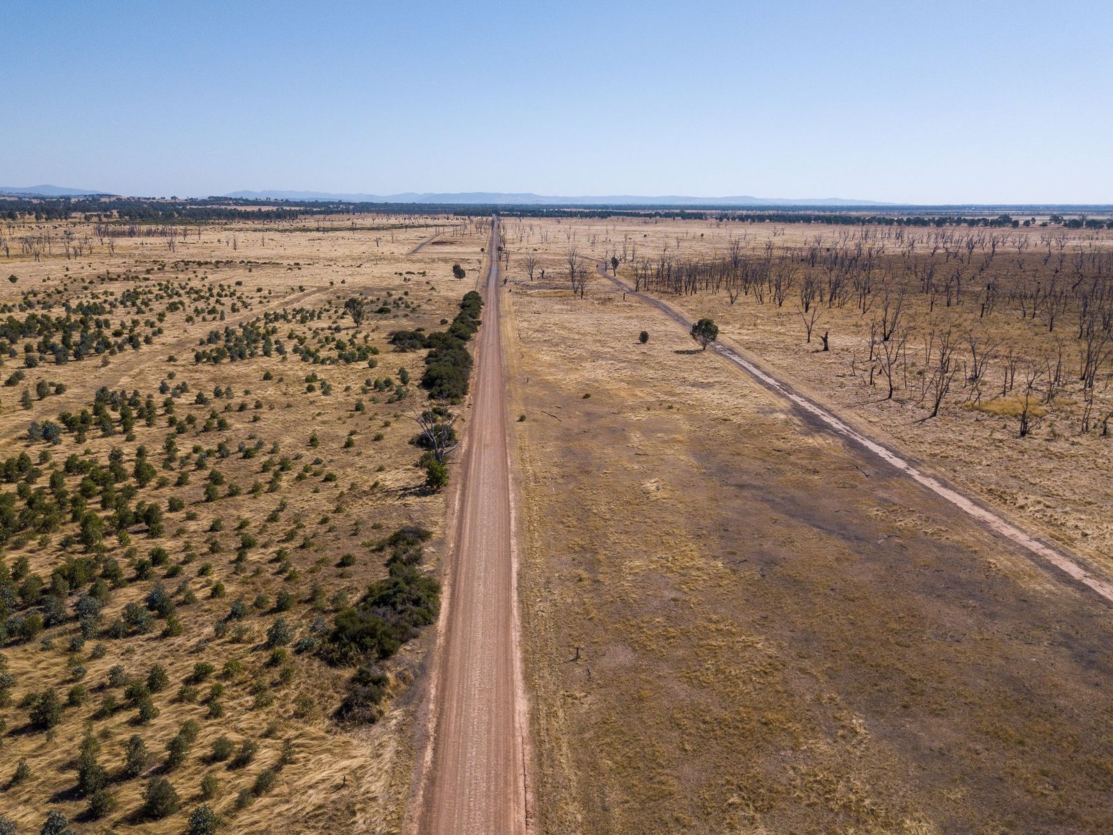 ground road on plains