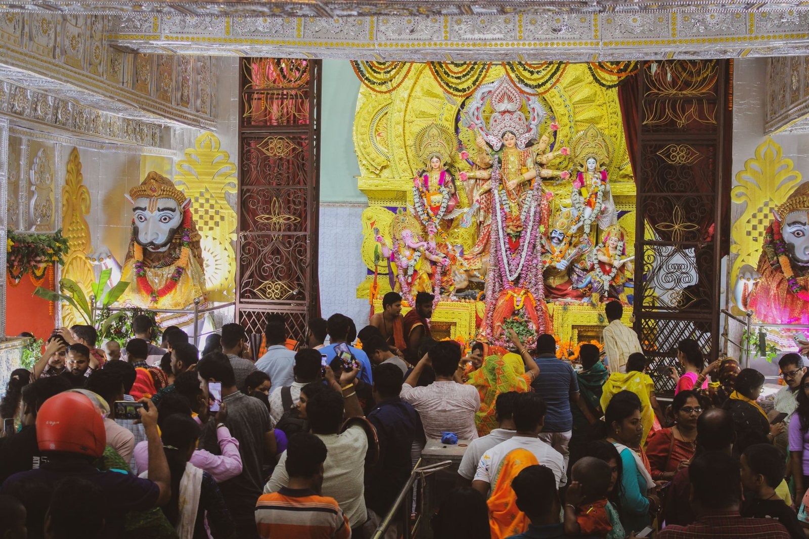 crowd on a traditional ceremony