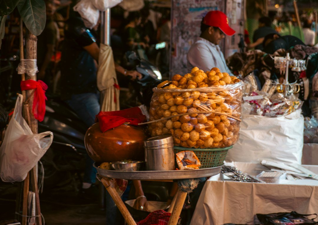 Indian street food vendor